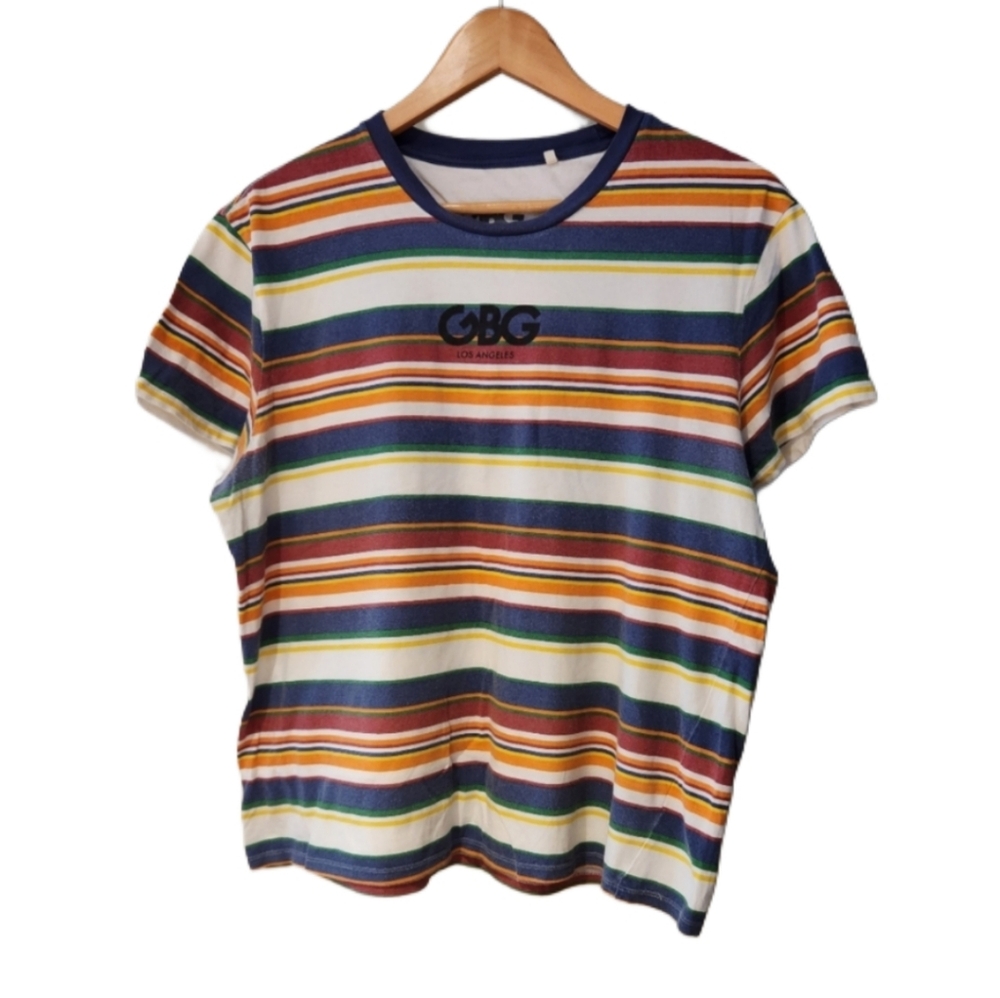GBG Los Angeles Blue and Red Short Sleeve Tee Great Quality‎